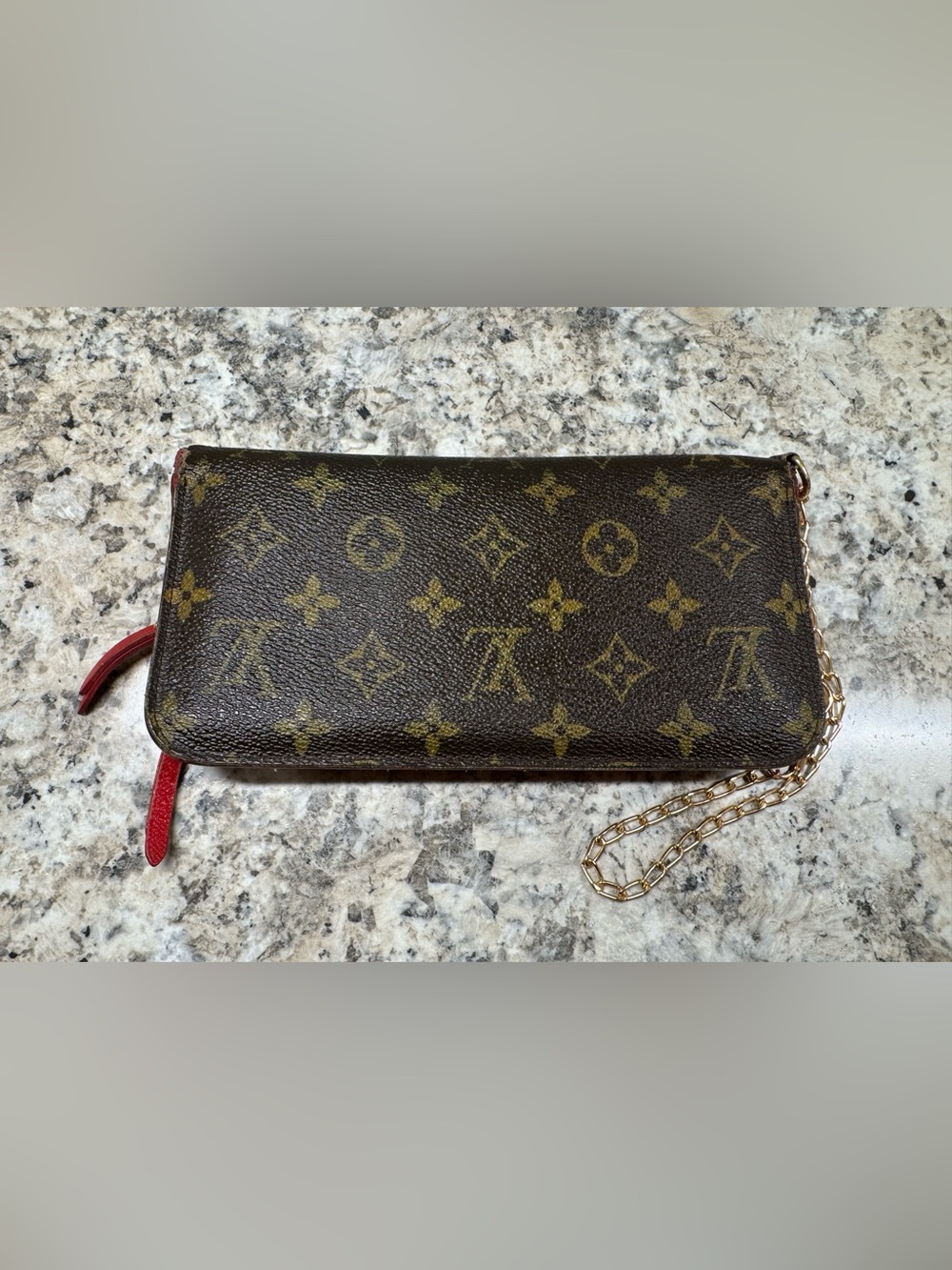 Louis Vuitton Insolite Wallet
Monogram with Red Inside